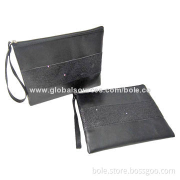 PVC Leather Cosmetic Bags for Promotional, Sized 18 x 15cm